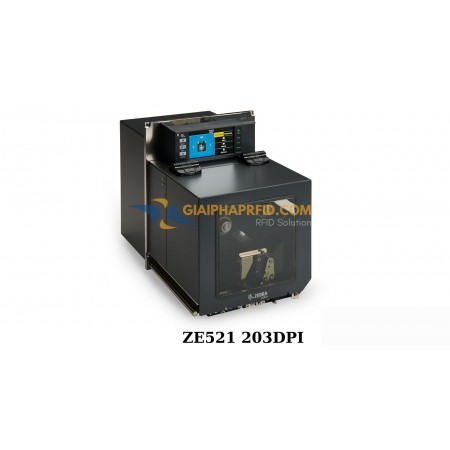 Máy in mã vạch công nghiệp RFID Zebra ZE521 203dpi